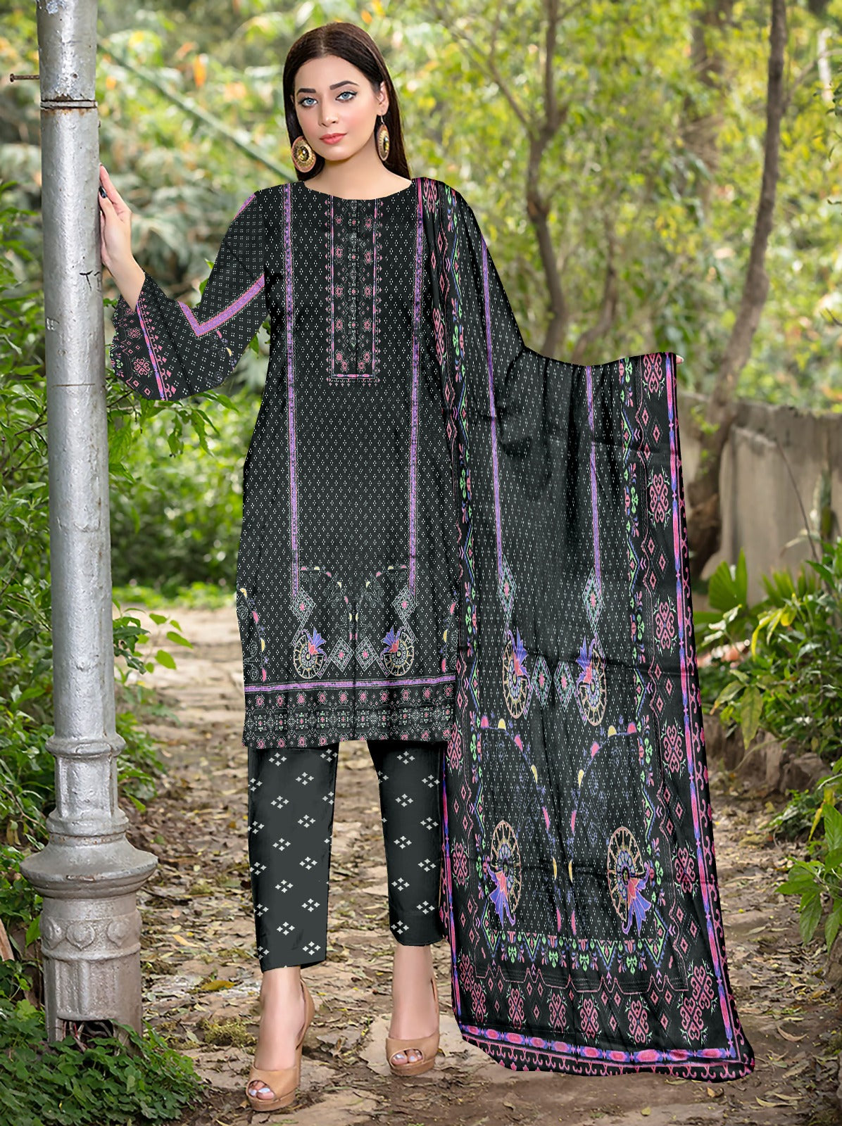 Digital Printed Dhanak